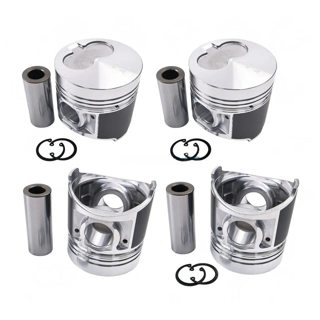 STD Piston Kit SBA115017810 for Shibaura ISM Engine N4LDI New Holland Skid Steer Loader L218 L220 CASE SR175 SV185 - Fab Heavy Parts