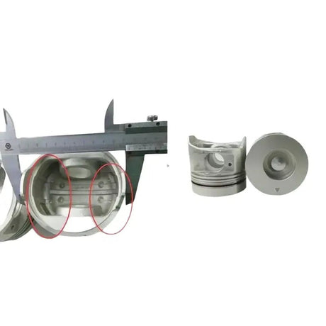STD Piston Kit with Ring for Isuzu Engine 6HH1 6HH1T Truck FSR FSS FRR FVR FTR - Fab Heavy Parts