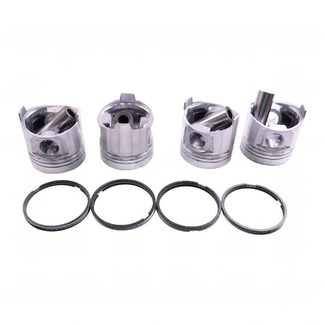 STD Piston Kit with Ring for Komatsu Engine 4D95L-1 4D95L-1FF 4D95LE-1B - Fab Heavy Parts