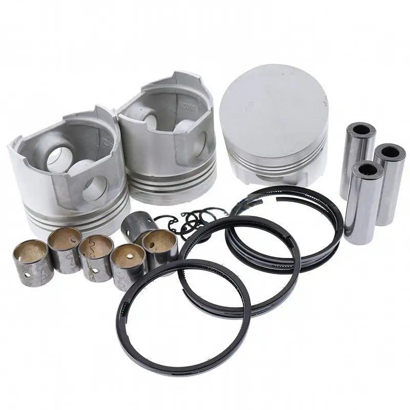 STD Piston Kit with Ring for Kubota Engine D1402 D1402DI D1402BA - Fab Heavy Parts