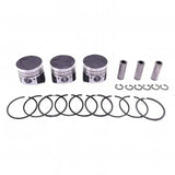 STD Piston Kit with Ring for Kubota Engine D905 D905E D905B D905H - Fab Heavy Parts