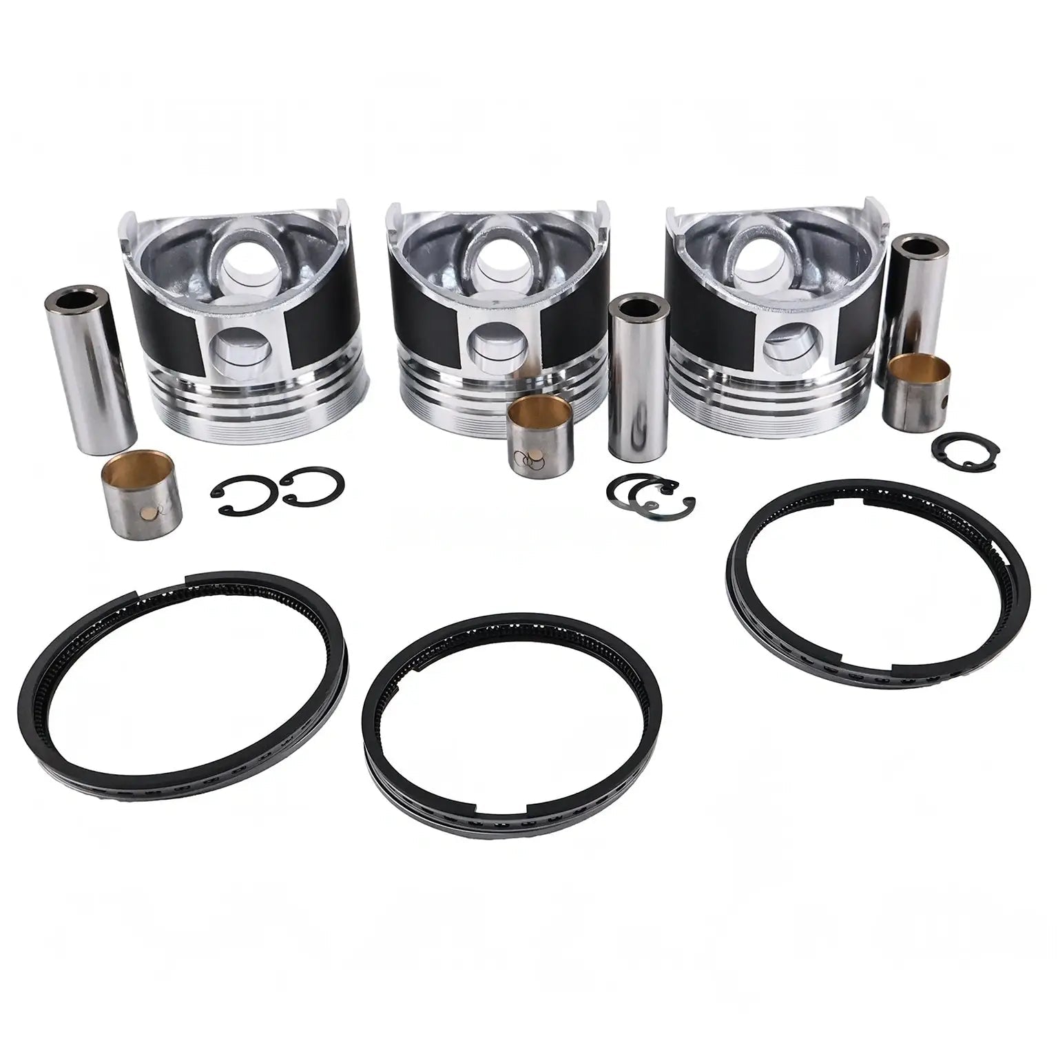 STD Piston Kit with Ring for Kubota Engine D950 D950BH D950B - Fab Heavy Parts