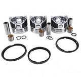 STD Piston Kit with Ring for Kubota Engine D950 D950BH D950B - Fab Heavy Parts