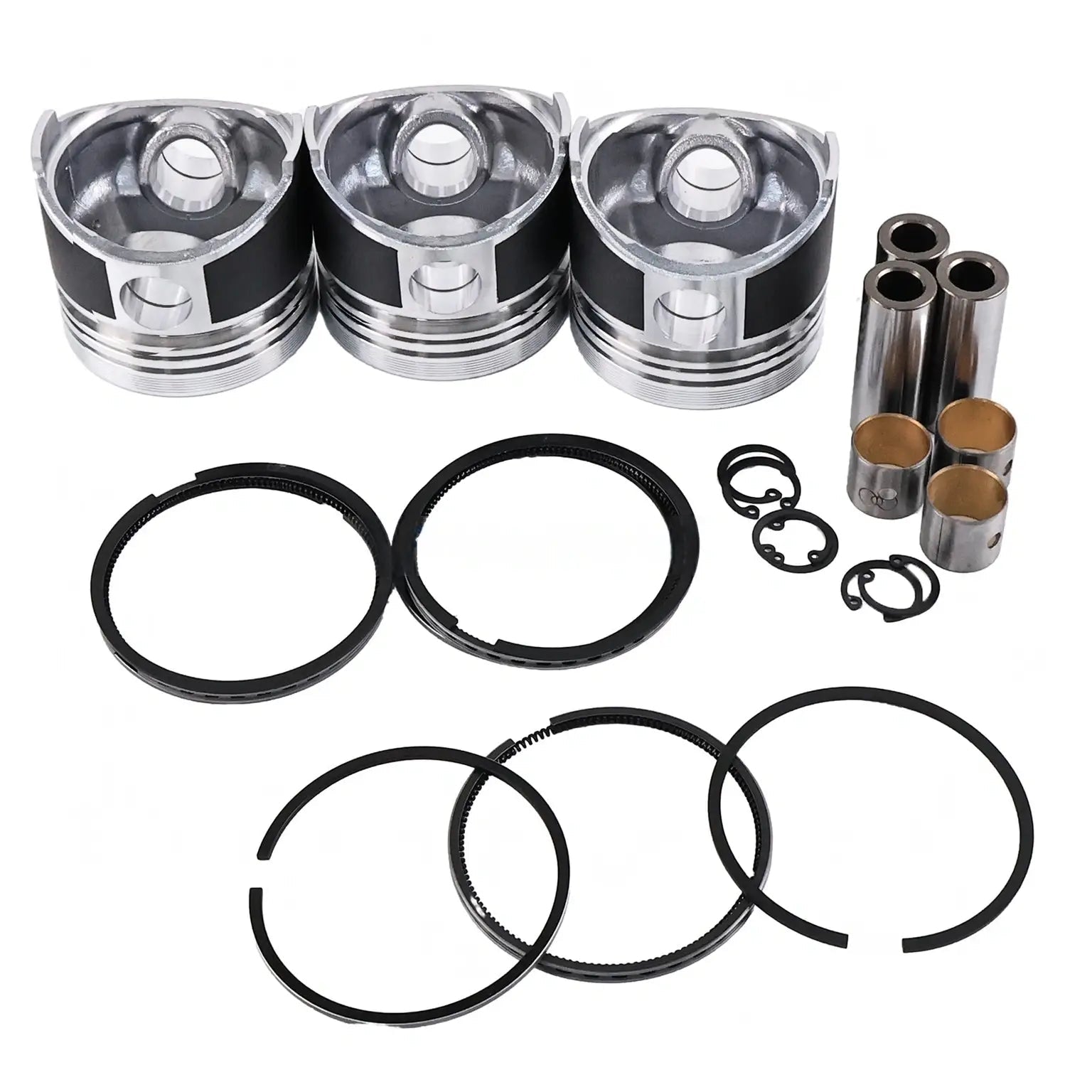 STD Piston Kit with Ring for Kubota Engine D950 D950BH D950B - Fab Heavy Parts