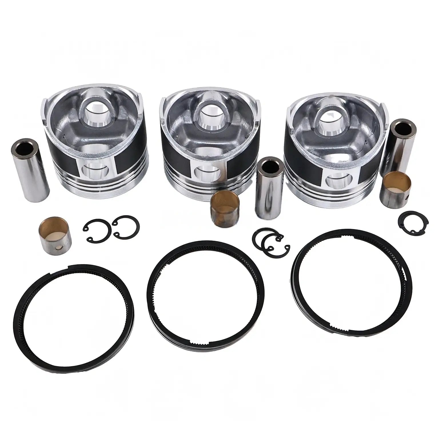 STD Piston Kit with Ring for Kubota Engine D950 D950BH D950B - Fab Heavy Parts