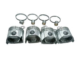 STD Piston Kit With Rings 129005-22080 for Yanmar 4TNV88 Komatsu 4D88E Engine - Fab Heavy Parts