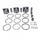 STD Piston Set 16060-21114 for Kubota Engine D1105 Excavator KX71-3 U25S Tractor B2410HSD B26 B2630HSD B3200HSD B7610HSD