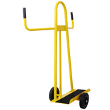 Steel Panel Service Cart Drywall Sheet Cart & Panel Dolly 750lbs Capacity - Yellow - Fab Heavy Parts