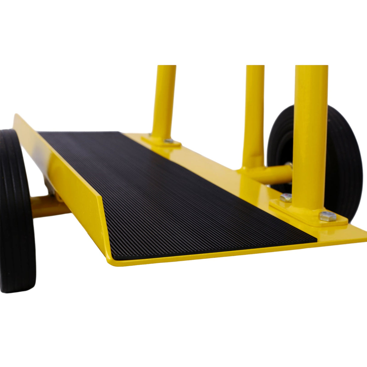 Steel Panel Service Cart Drywall Sheet Cart & Panel Dolly 750lbs Capacity - Yellow - Fab Heavy Parts