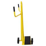 Steel Panel Service Cart Drywall Sheet Cart & Panel Dolly 750lbs Capacity - Yellow - Fab Heavy Parts