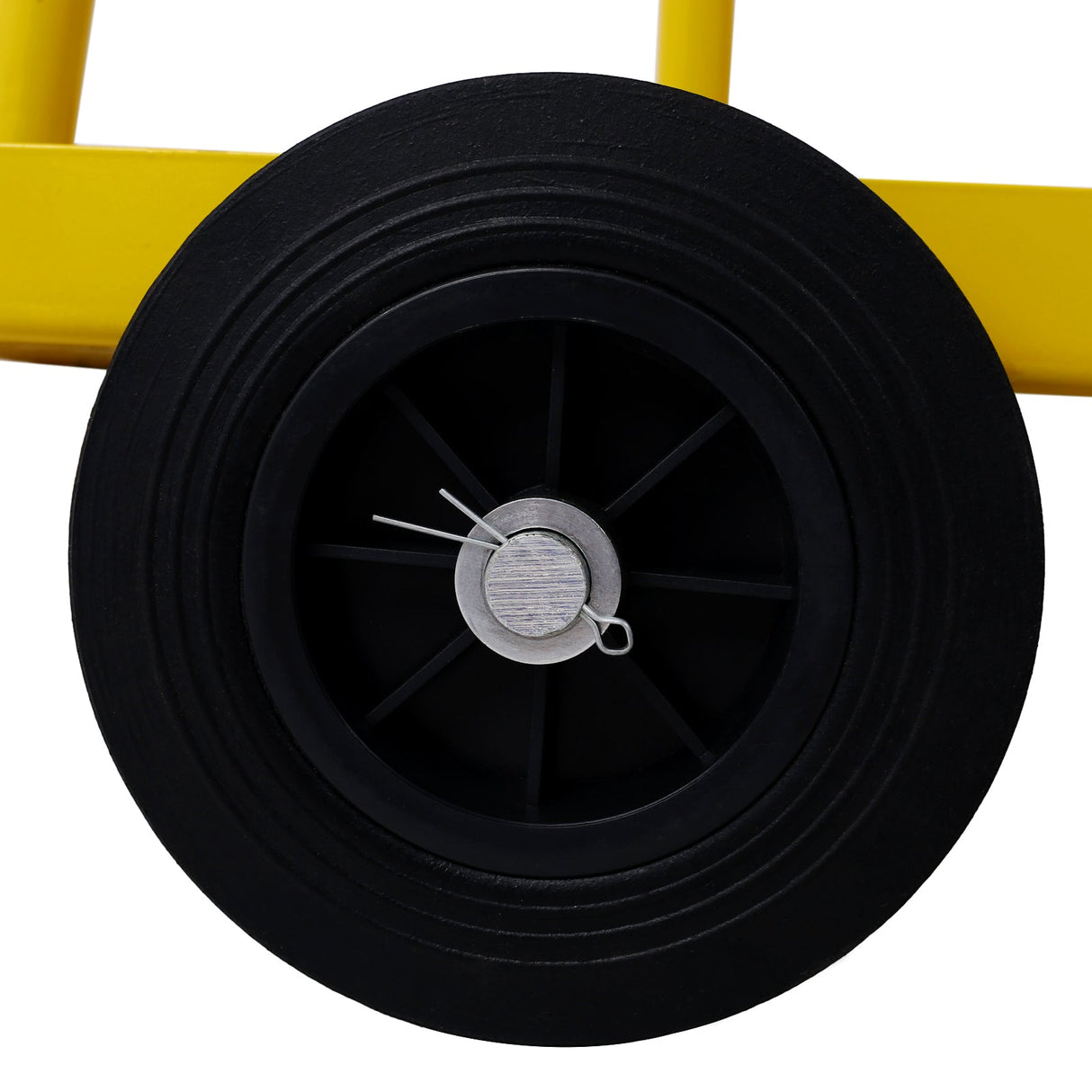 Steel Panel Service Cart Drywall Sheet Cart & Panel Dolly 750lbs Capacity - Yellow - Fab Heavy Parts