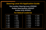 Steering Lever Kit 6702543 Aftermarket Replacement For Bobcat 653 753 773 853 863 864 963 7753 S100 S130 - Fab Heavy Parts