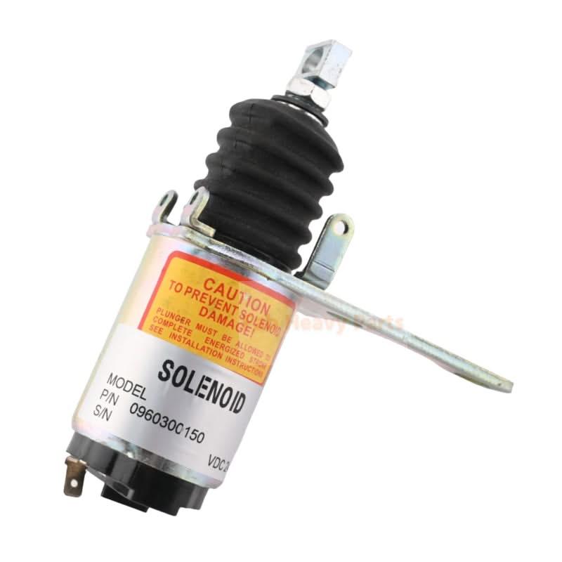 Stop Solenoid 0960300150 096030 - 0150 for Mitsubishi S4S S6S L3E, 24V - Fab Heavy Parts