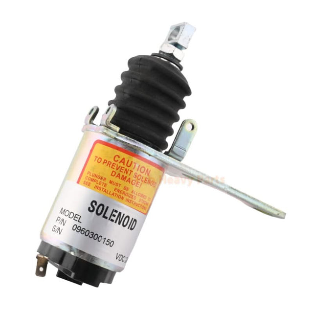 Stop Solenoid 0960300150 096030 - 0150 for Mitsubishi S4S S6S L3E, 24V - Fab Heavy Parts