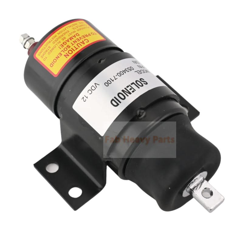 Stop Solenoid 12V 053400 - 7100 053400 - 6310 053400 - 4290 for Denso, 12V - Fab Heavy Parts