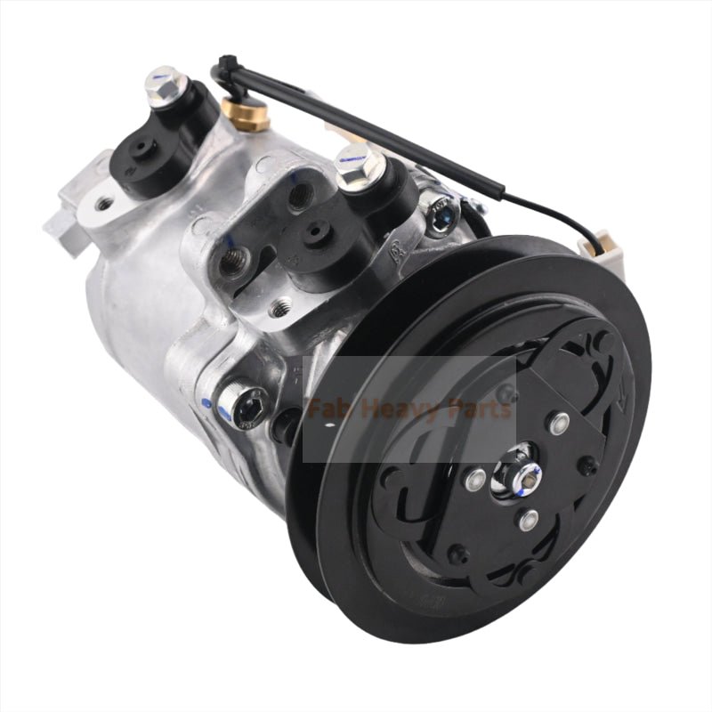SV06E A/C Compressor with Condenser 283 - 4170 2834170 354 - 6977 3546977 Fits for Caterpillar CAT Excavator 303.5E 304CCR 304DCR 305.5D 305E - Fab Heavy Parts