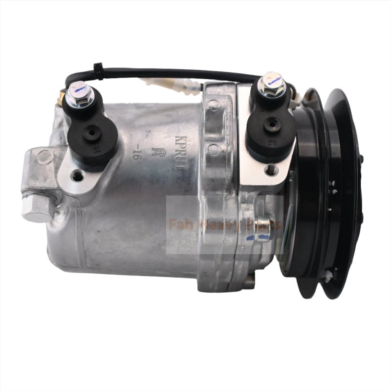 SV06E A/C Compressor with Condenser 283 - 4170 2834170 354 - 6977 3546977 Fits for Caterpillar CAT Excavator 303.5E 304CCR 304DCR 305.5D 305E - Fab Heavy Parts