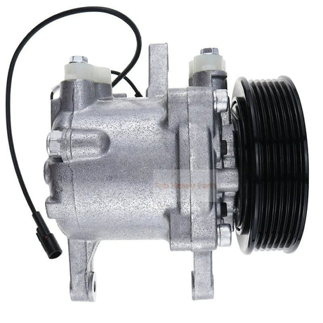 SV07E A/C Compressor 447280 - 3080 Fits for Kubota Tractor M126 M135 M6 Tractor With 6 Groove Pulley - Fab Heavy Parts