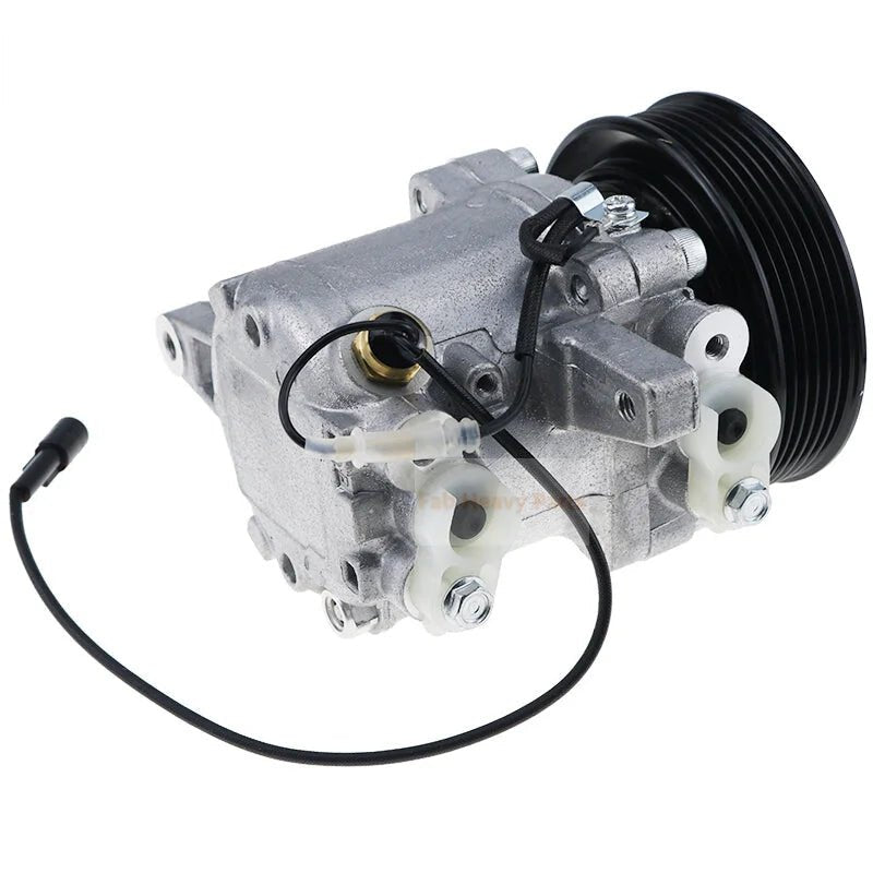 SV07E A/C Compressor 447280 - 3080 Fits for Kubota Tractor M126 M135 M6 Tractor With 6 Groove Pulley - Fab Heavy Parts