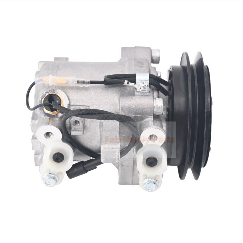 SVO7E A/C Compressor 447260 - 5781 Fits for Kubota Tractor M108S M5040 M7040 M8540 M9540 - Fab Heavy Parts