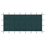 Swimming Pool Safety Cover Fits 16x32ft Rectangular Underground and Inground Swimming Pools Triple Stitched High Strength Mesh PP Abrasion Resistant - Green Mesh - Fab Heavy Parts