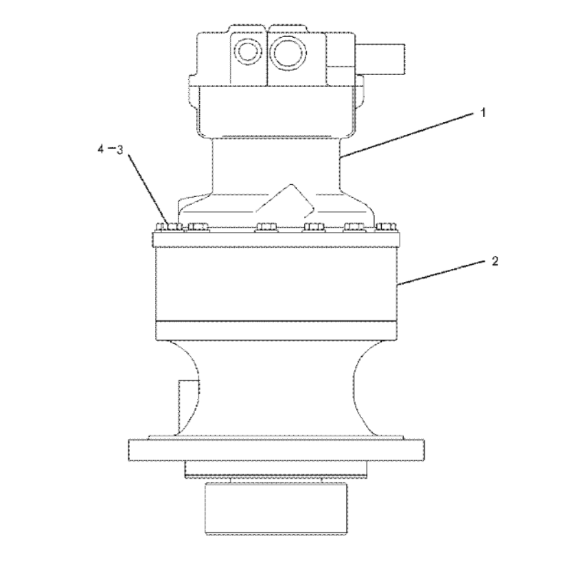 Swing Motor 170 - 9893 1709893 MFC80 Fits For Caterpillar E312C 312C 312E 312D - Fab Heavy Parts