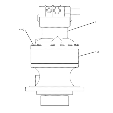 Swing Motor 170 - 9893 1709893 MFC80 Fits For Caterpillar E312C 312C 312E 312D - Fab Heavy Parts