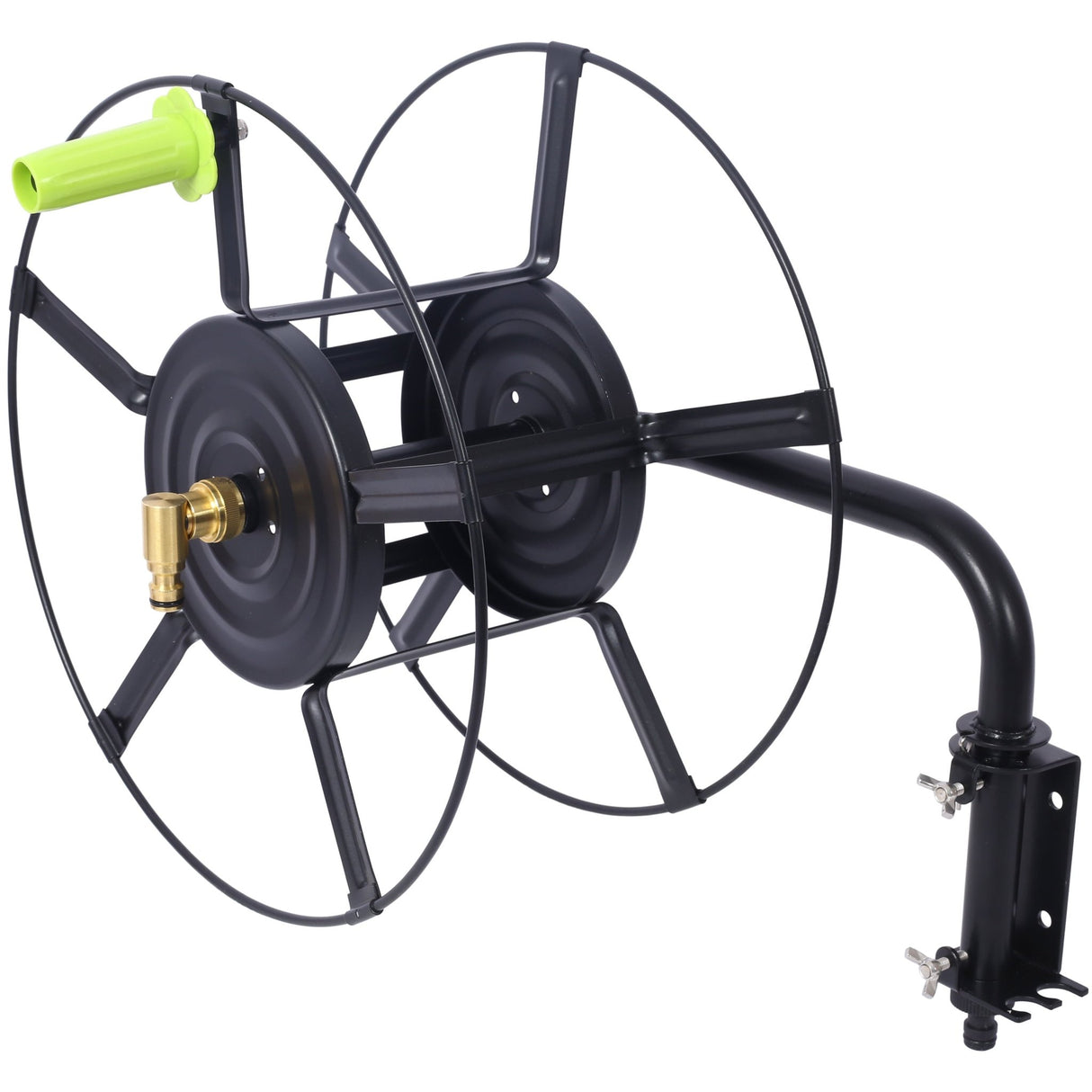 Swivel Hose Reel Wall Mount 180 Degree Pivot Hanger Great Heavy Duty Steel - Fab Heavy Parts