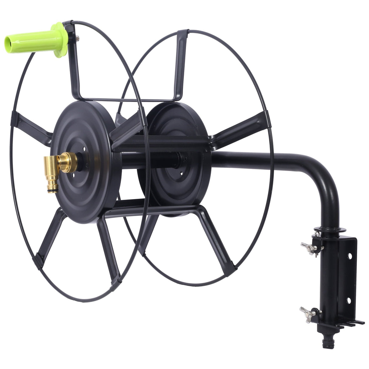 Swivel Hose Reel Wall Mount 180 Degree Pivot Hanger Great Heavy Duty Steel - Fab Heavy Parts