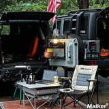 Tailgate Table Rear Foldable Cargo Shelf Aluminum Alloy Storage Shelf for Ford Bronco 2021 - 2024 - Fab Heavy Parts