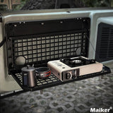 Tailgate Table Rear Foldable Cargo Shelf Aluminum Alloy Storage Shelf for Ford Bronco 2021 - 2024 - Fab Heavy Parts