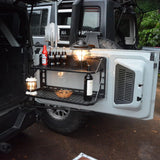 Tailgate Table Rear Foldable Cargo Shelf Aluminum Alloy Storage Shelf for Ford Bronco 2021 - 2024 - Fab Heavy Parts