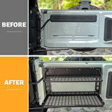 Tailgate Table Rear Foldable Cargo Shelf Aluminum Alloy Storage Shelf for Ford Bronco 2021 - 2024 - Fab Heavy Parts