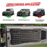 Tailgate Tactical Panel Tailgate Tool Kit Organizer Racks Fits for Jeep Wrangler 2007 - 2018 JK JKU & 2018 - 2024 JL JLU - Fab Heavy Parts