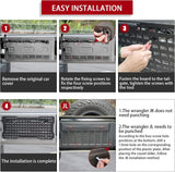 Tailgate Tactical Panel Tailgate Tool Kit Organizer Racks Fits for Jeep Wrangler 2007 - 2018 JK JKU & 2018 - 2024 JL JLU - Fab Heavy Parts