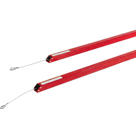 Tailgate Utility Trailer Gate Liftgate Ramp Lift 2 Sided Lift Assist System - Red - Fab Heavy Parts