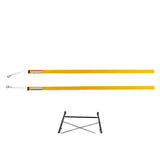 Tailgate Utility Trailer Gate Liftgate Ramp Lift 2 Sided Lift Assist System - Yellow - Fab Heavy Parts