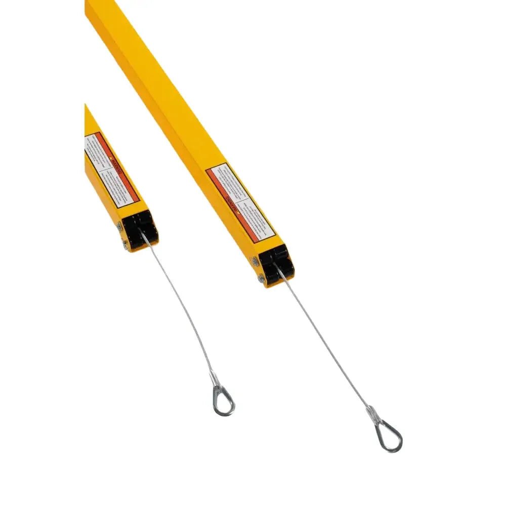Tailgate Utility Trailer Gate Liftgate Ramp Lift 2 Sided Lift Assist System - Yellow - Fab Heavy Parts
