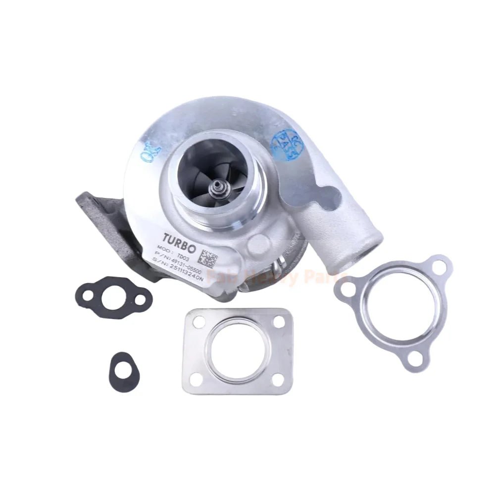 TD03 Turbocharger 49131 - 05500 504242763 Fits for Kubota V2003 for Mitsubishi S4Q2 Engine for New Holland Tractor L185 L180 - Fab Heavy Parts