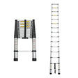 Telescoping Ladder 14.5FT Aluminum Alloy Portable Heavy Duty 300 lbs Capacity - Fab Heavy Parts