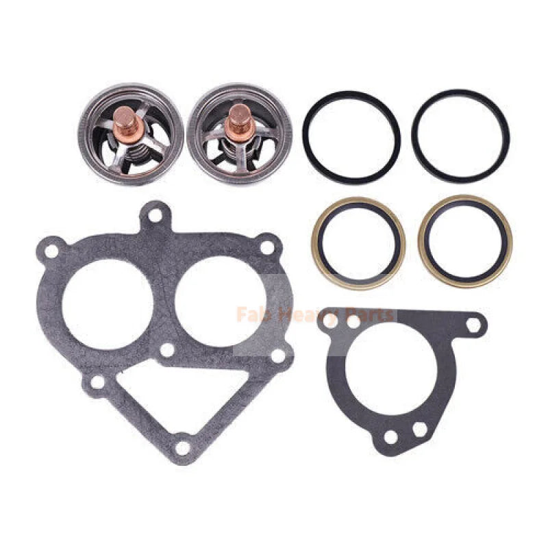 Thermostat & Gasket Kit 247-7133 2477133 4N-1156 Fits for Caterpillar 3406 C-15 C15