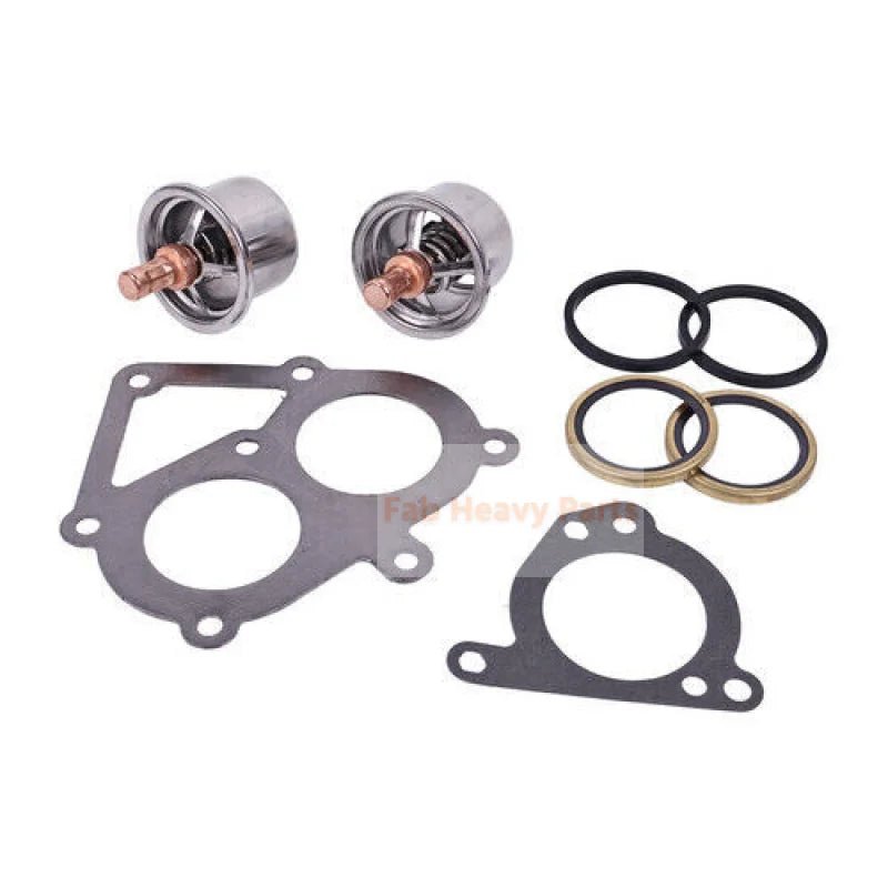Thermostat & Gasket Kit 247 - 7133 2477133 4N - 1156 Fits for Caterpillar 3406 C - 15 C15 - Fab Heavy Parts