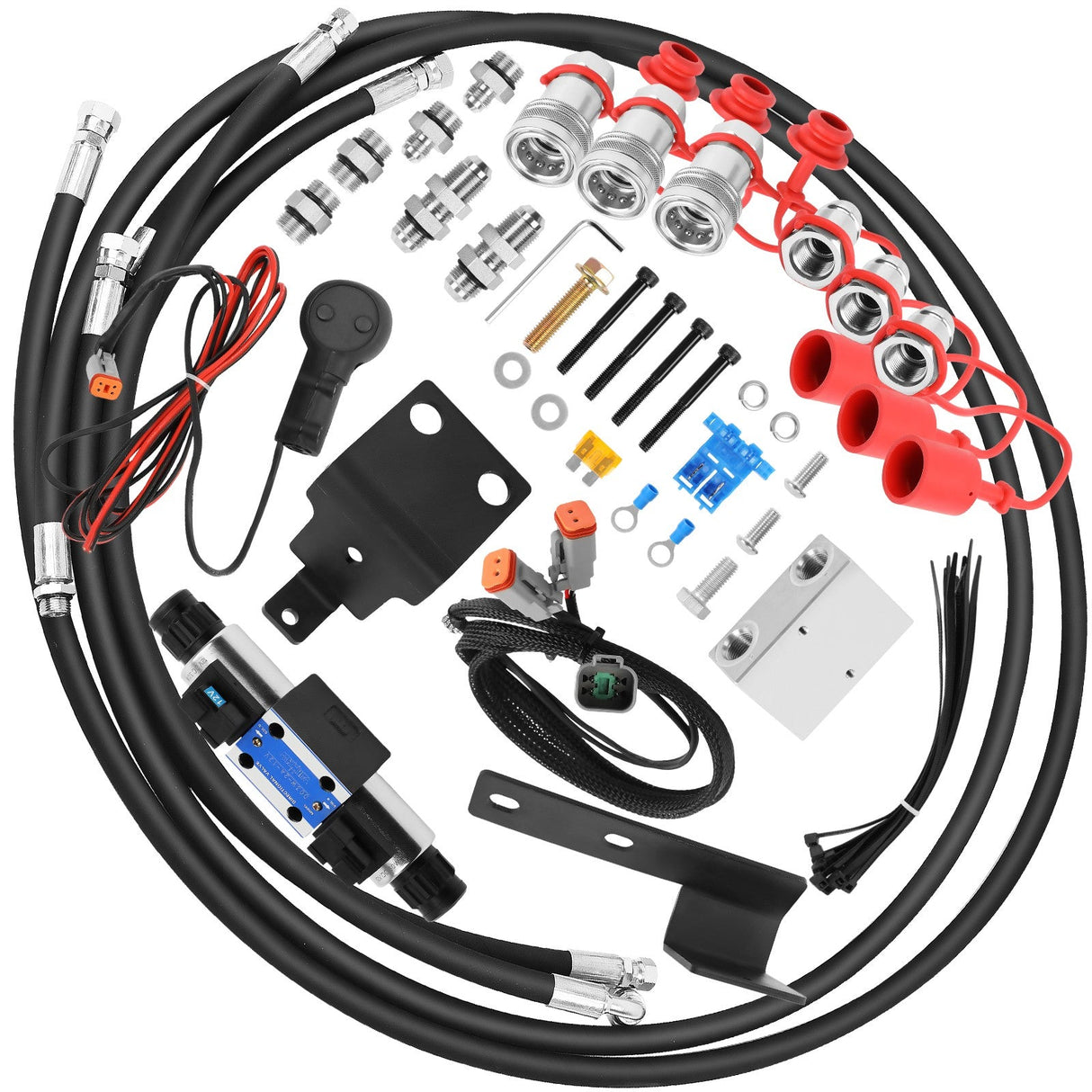 Third Function Valve Kit TFK3 Fits for Kubota L4600 L4701 Series Tractors - Fab Heavy Parts