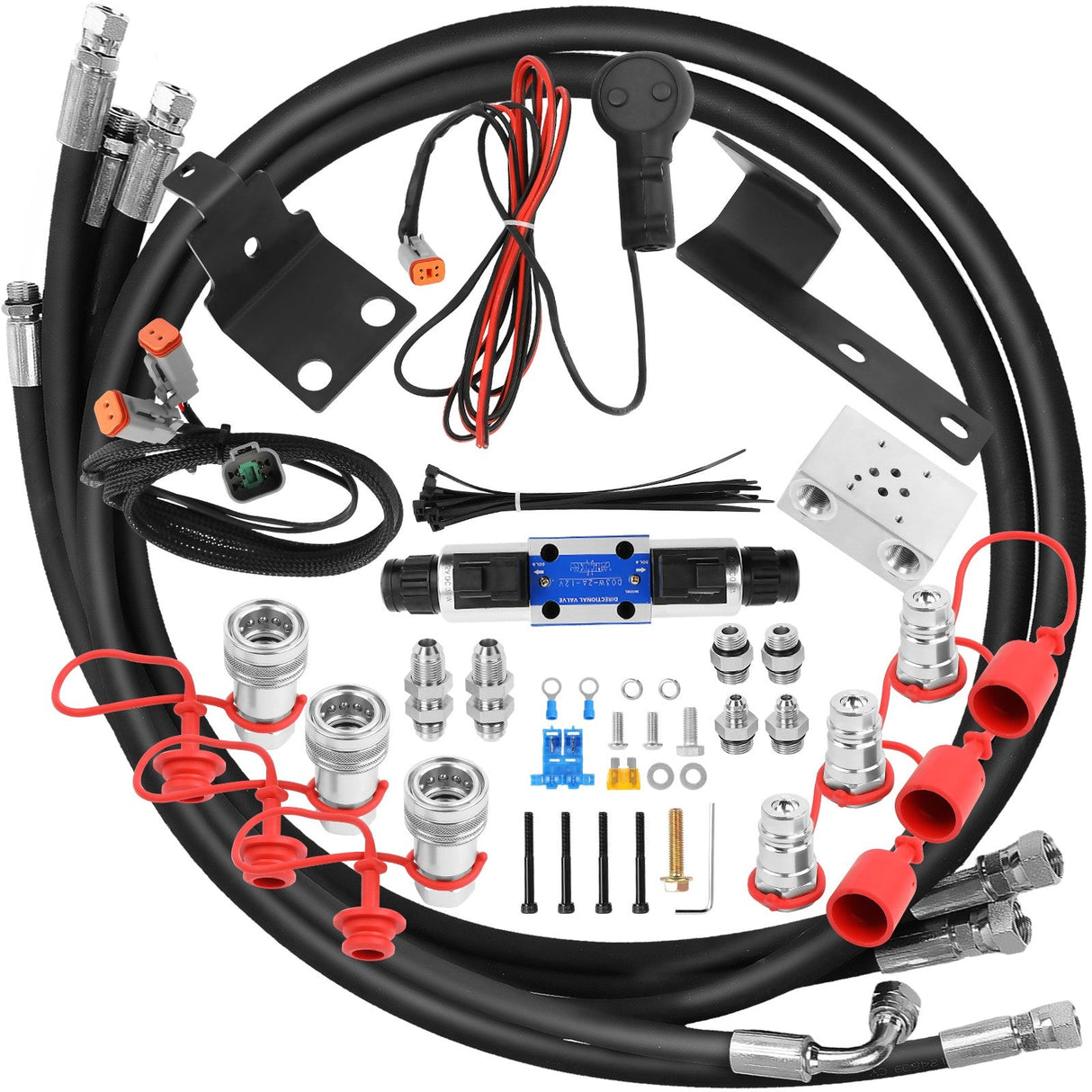 Third Function Valve Kit TFK3 Fits for Kubota L4600 L4701 Series Tractors - Fab Heavy Parts