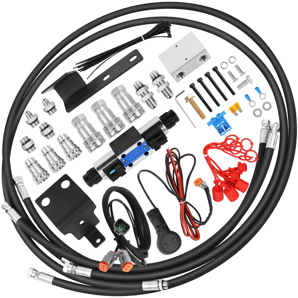 Third Function Valve Kit TFK3 Fits for Kubota L4600 L4701 Series Tractors - Fab Heavy Parts