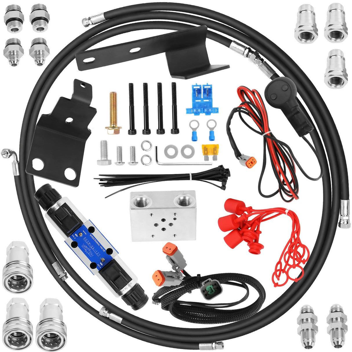 Third Function Valve Kit TFK3 Fits for Kubota L4600 L4701 Series Tractors - Fab Heavy Parts