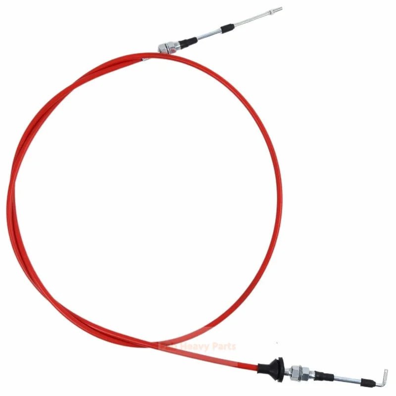 Throttle Cable Bent End Fits for Case Backhoe Loader 580 590 Series 2 3 Replaces 87340753 - Fab Heavy Parts