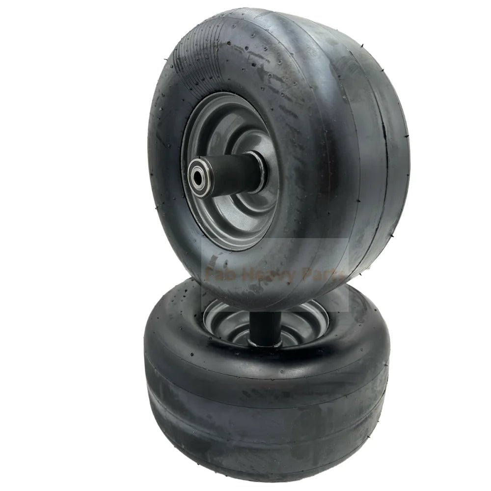 Tire 11x6.00 - 5 Flat Free Wheel Assembly - Set 2 - Replaces 07101105 - Fab Heavy Parts