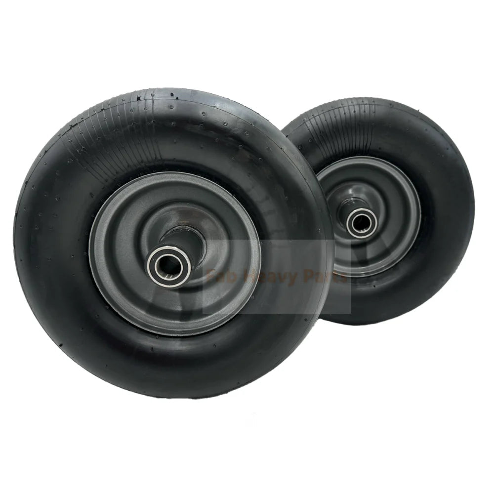 Tire 11x6.00 - 5 Flat Free Wheel Assembly - Set 2 - Replaces 07101105 - Fab Heavy Parts