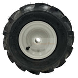 Tire 13x5.00 - 6 Tractor Tire and Rim - 1" Axle - Troy - Bilt Tiller Replacement Wheel - Fab Heavy Parts
